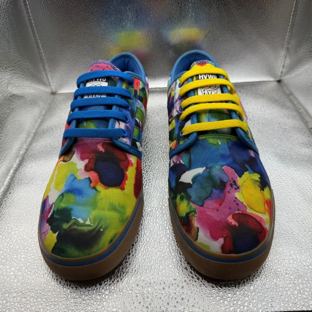 Size 11 Adidas x HVW8 Seeley Bluebird Yellow Core Black‎ Mens Sneakers C76922